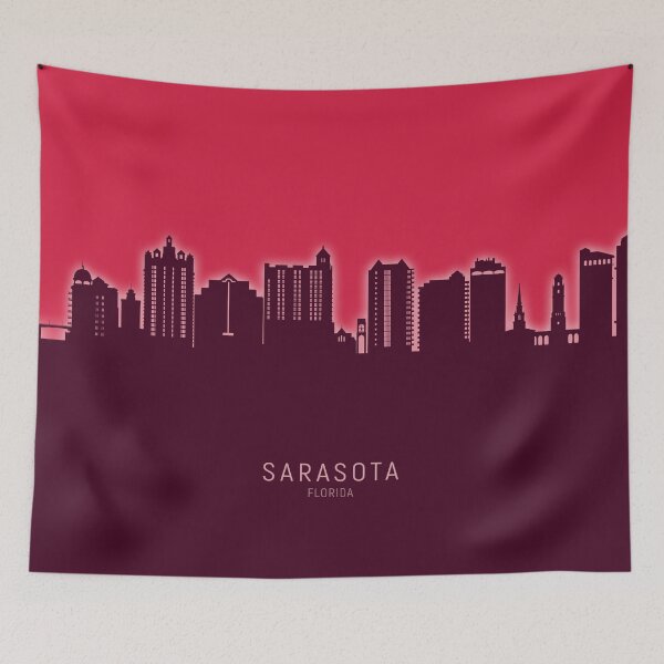 Item preview, Sarasota Florida Skyline designed and sold by ArtPrints.
