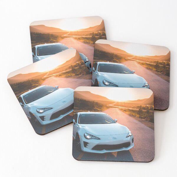 Item preview, white gt 86 sports car sunset designed and sold by erikallen920.