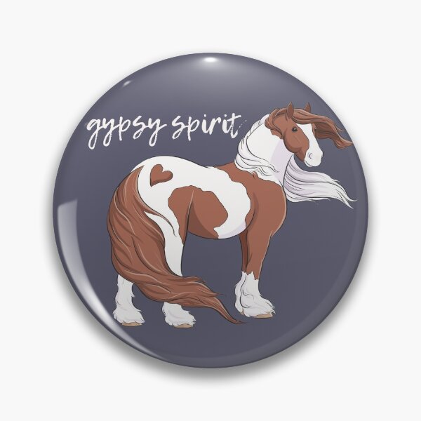 Item preview, Gypsy spirit - gypsy horse vanner cob black and white piebald  designed and sold by Whimsicolourart.