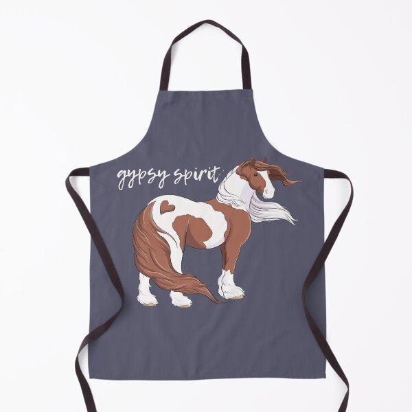 Item preview, Gypsy spirit - gypsy horse vanner cob black and white piebald designed and sold by Whimsicolourart.