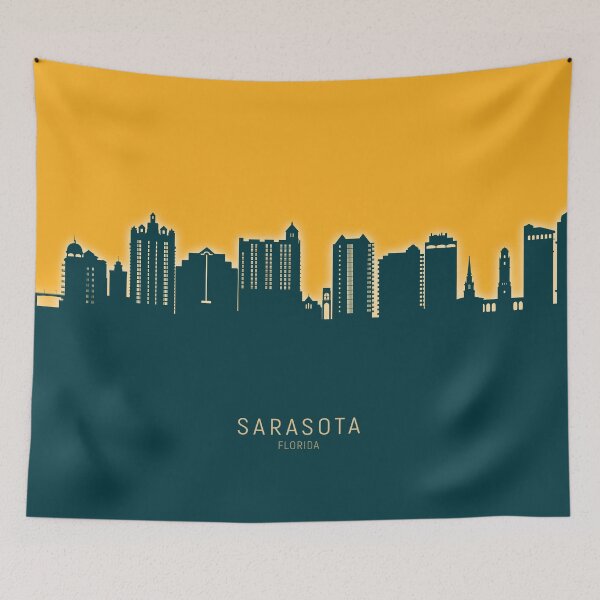 Item preview, Sarasota Florida Skyline designed and sold by ArtPrints.