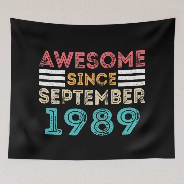 Item preview, Retro Vintage 31st Birthday - Awesome Since September 1989 designed and sold by meedTee.
