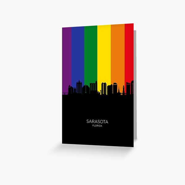Item preview, Sarasota Florida Skyline designed and sold by ArtPrints.