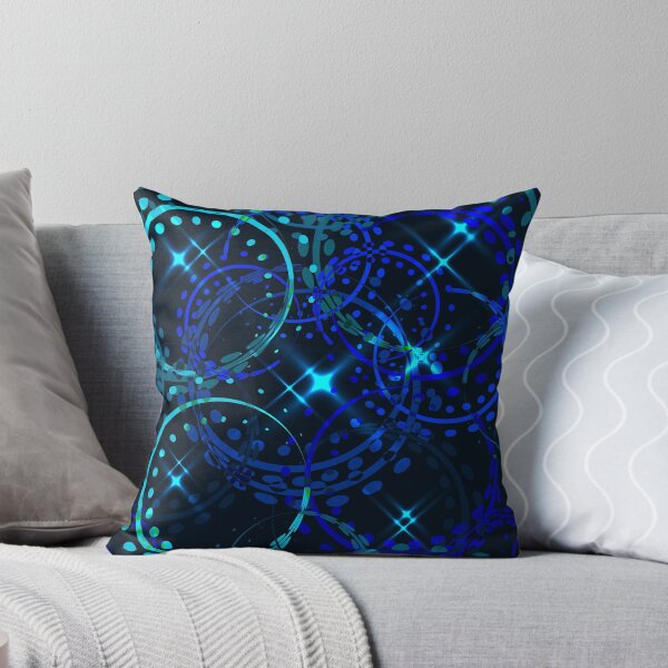 Item preview, Centelleantes azules decoraciones de año nuevo y estrellas. designed and sold by Grachyhamr.