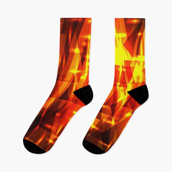Item preview, Red gold in stripes and triangles. designed and sold by Grachyhamr.
