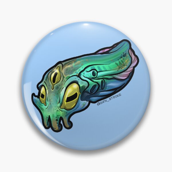 Item preview, Green alien squid designed and sold by Green-stroke.