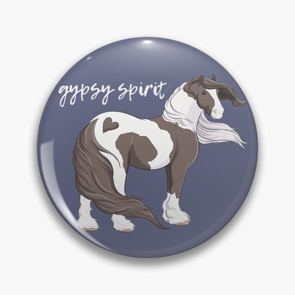 Item preview, Gypsy spirit - black and white gypsy horse vanner cob  designed and sold by Whimsicolourart.