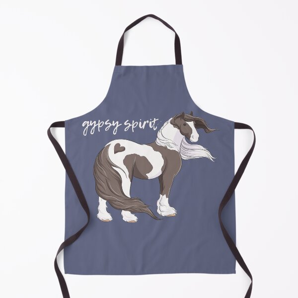 Item preview, Gypsy spirit - black and white gypsy horse vanner cob  designed and sold by Whimsicolourart.