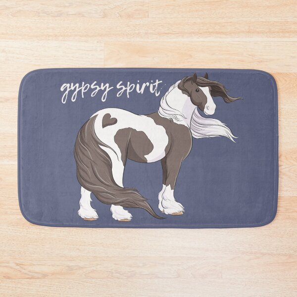 Item preview, Gypsy spirit - black and white gypsy horse vanner cob  designed and sold by Whimsicolourart.
