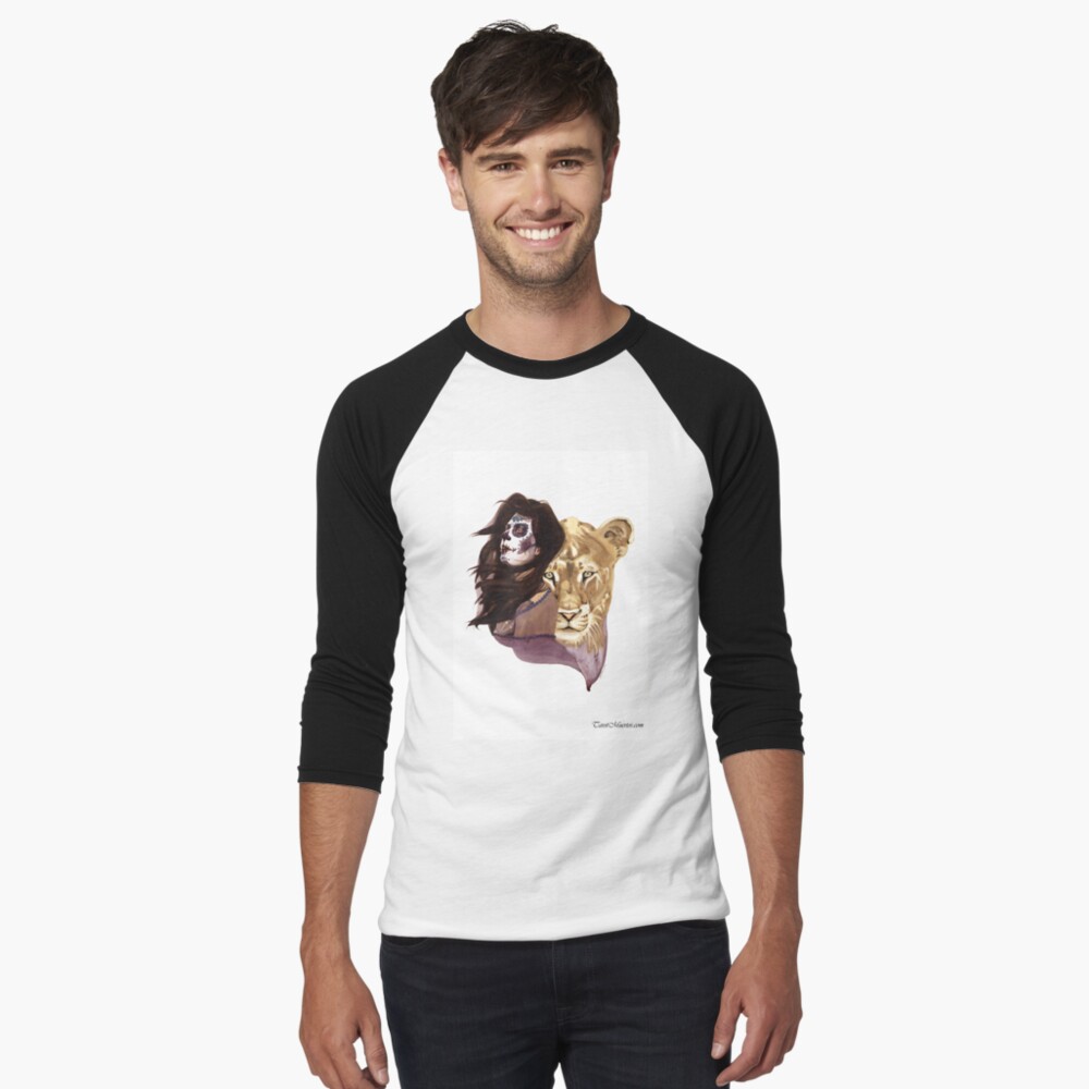 Item preview, Baseball ¾ Sleeve T-Shirt designed and sold by tarotmuertos.