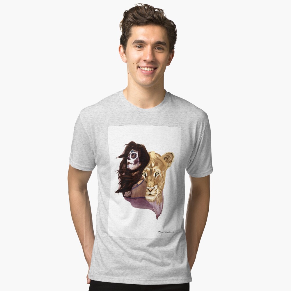 Item preview, Tri-blend T-Shirt designed and sold by tarotmuertos.