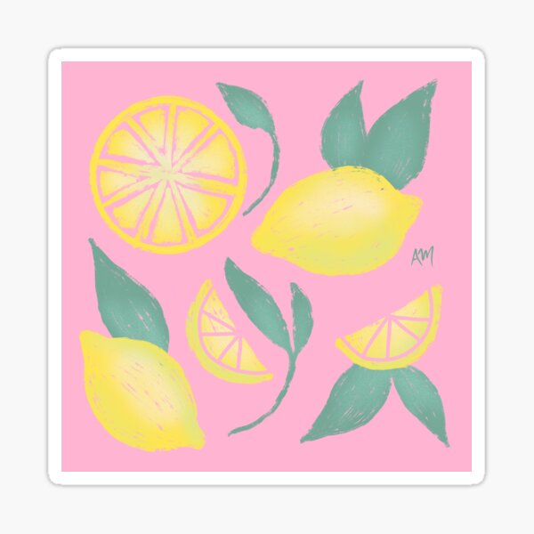 Sweet Summer Lemons Sticker