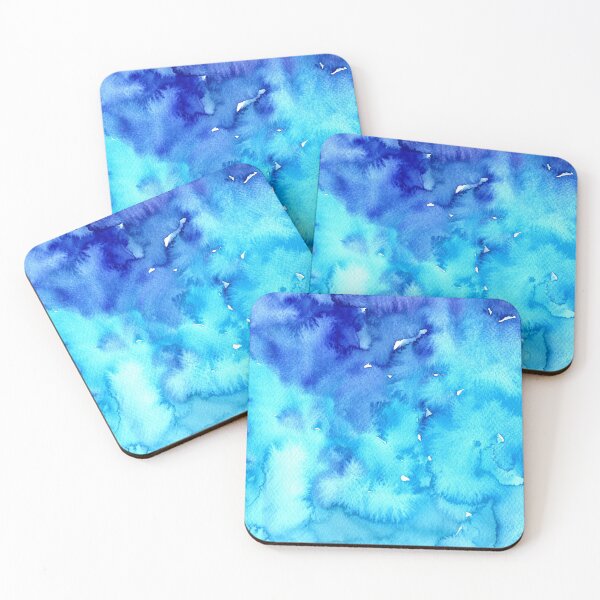 Item preview, Vibrant Blue Ocean Watercolor designed and sold by Printedarts.
