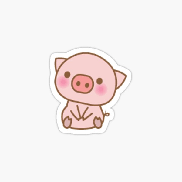 Süßes Schweinchen Sticker