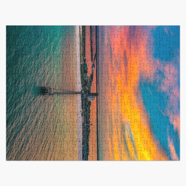 Pier Sunrise Jigsaw Puzzle