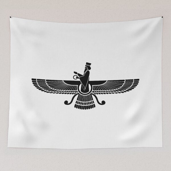 Item preview, Faravahar - Zoroastrian symbol design -Zoroastrianism religion designed and sold by mrsupicku.