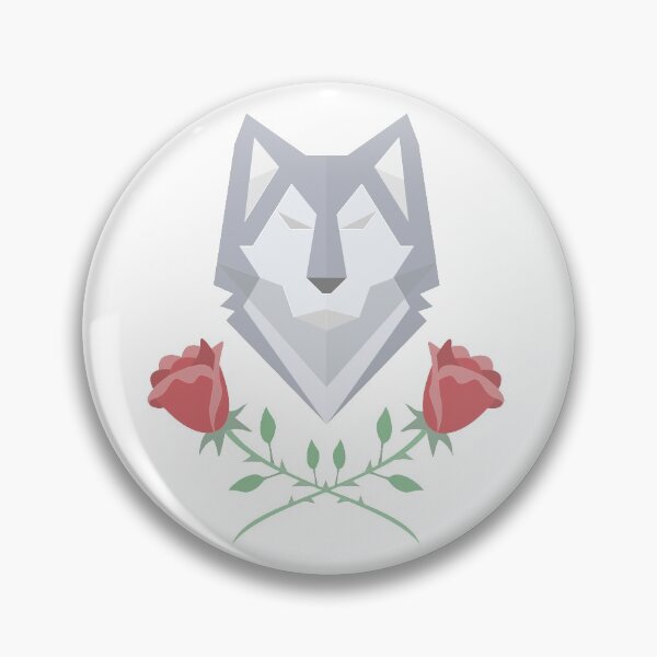 Item preview, wolf and roses designed and sold by Eleanor-Fergie.