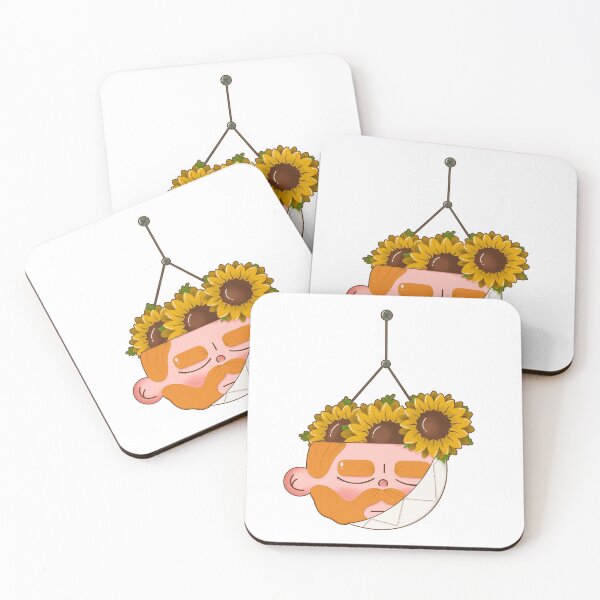 Item preview, Vincent Van Gogh with sunflowers  designed and sold by Rumishka.