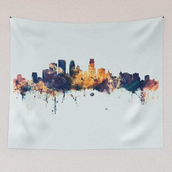 Artikelvorschau, Minneapolis Minnesota Skyline entworfen und verkauft von ArtPrints.