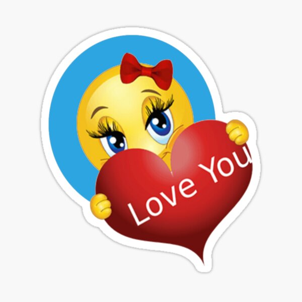 Emoji Sticker Love You