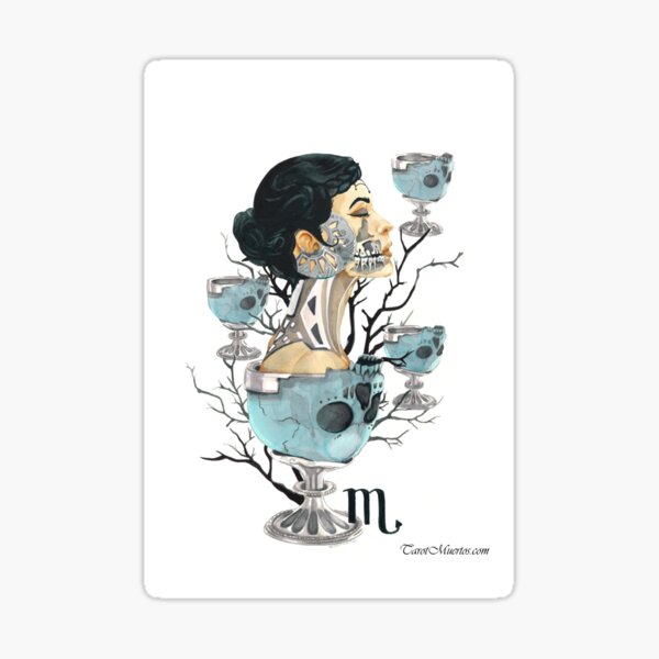 Four of Grails - Cuatro de Grails Sticker