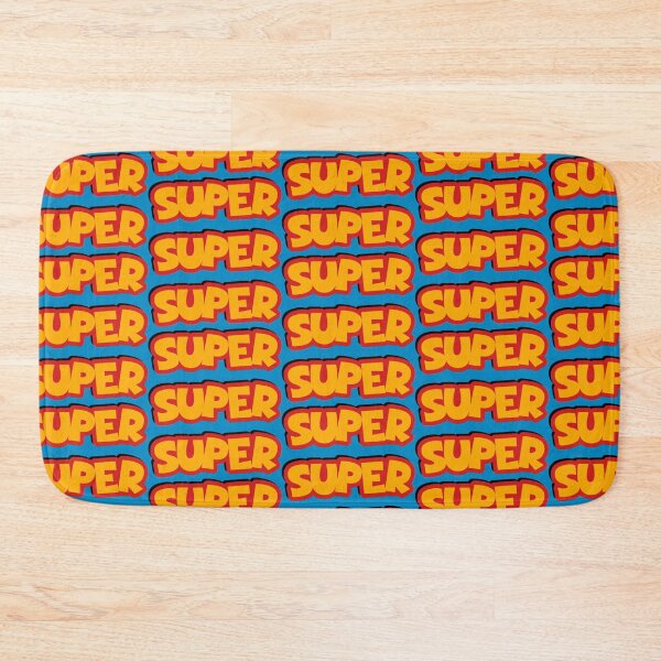 Item preview, Not only super, but super all over! Cartoon comic pop-art word text designed and sold by UDDesign.