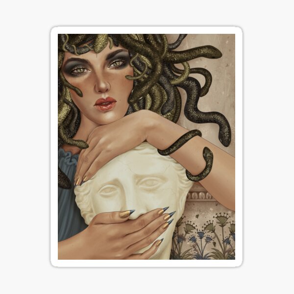 Statue Makeup Stickers Redbubble