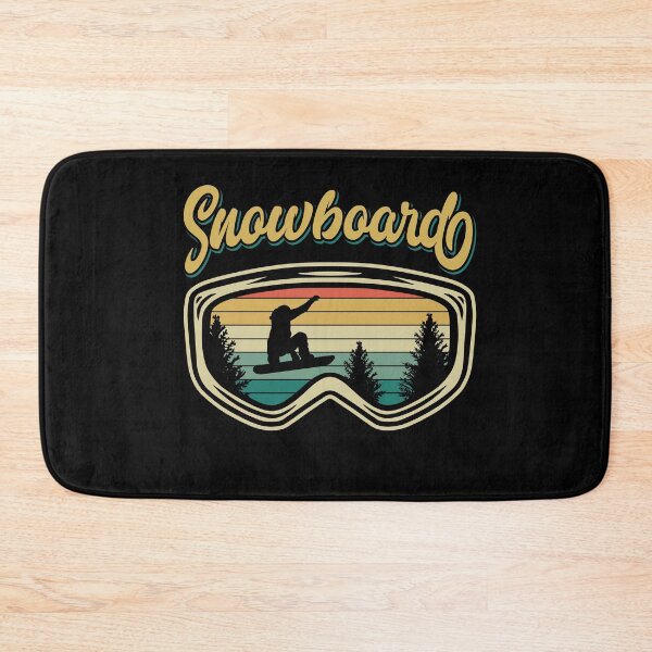 Item preview, Snowboard Googles Big Air Silhouette Retro Trees designed and sold by Zeelicious Designs.