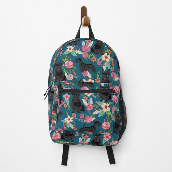 Artikelvorschau, scottie dog floral - vintage florals, floral pet, cute dog, scottish terrier entworfen und verkauft von PetFriendly.