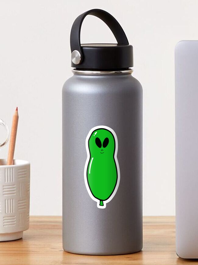 Thumbnail 1 von 3, Sticker, Alien Kevin Ballon designt und verkauft von kzufra.