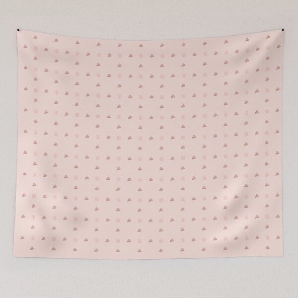 Item preview, simple spirals doodle abstract in pale pink designed and sold by rysunki-malunki.
