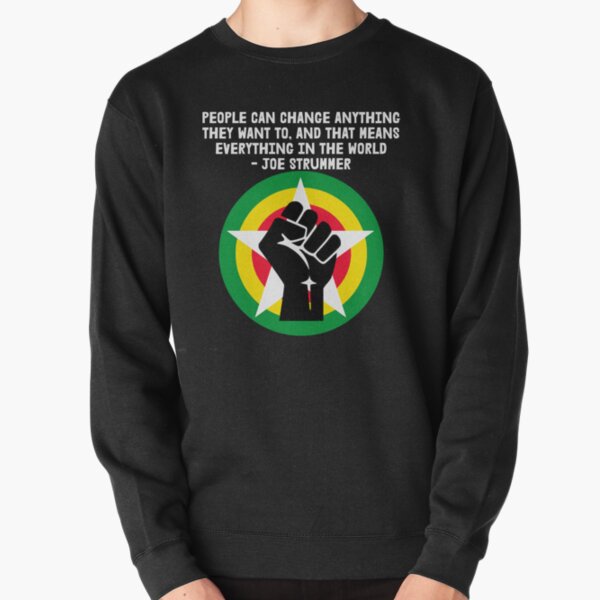 BLM - Joe Strummer Quote for dark colors Pullover Sweatshirt