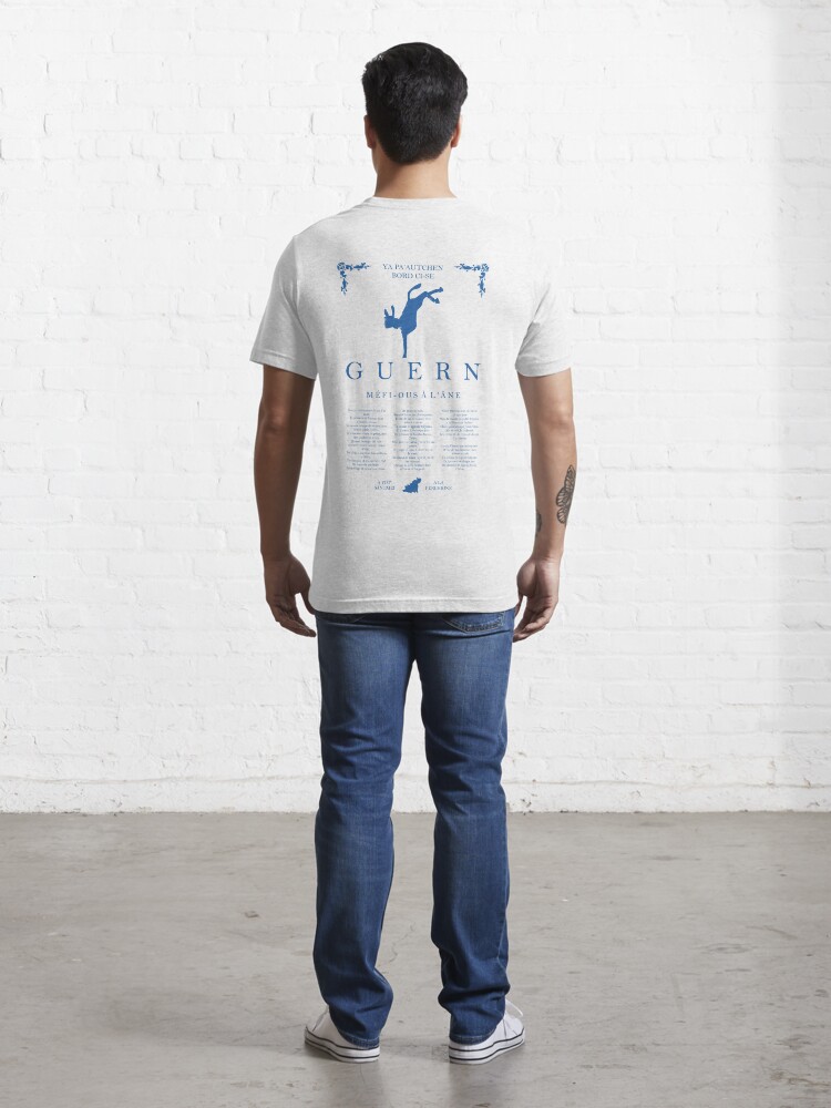 Alternate view of Beware of the Donkey - Blue Essential T-Shirt
