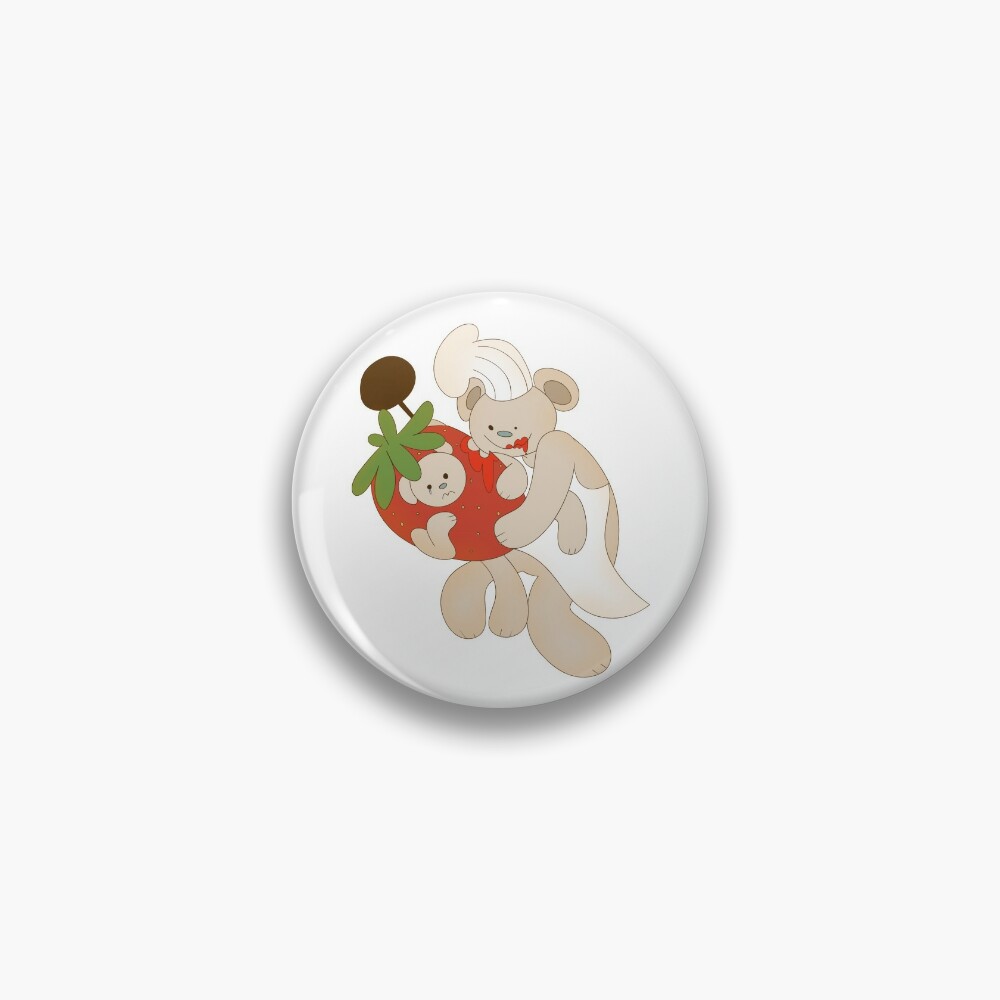 Bear Alpha Roblox Chef And Strawberry Pin By Queenstorm Redbubble - bear hunter roblox