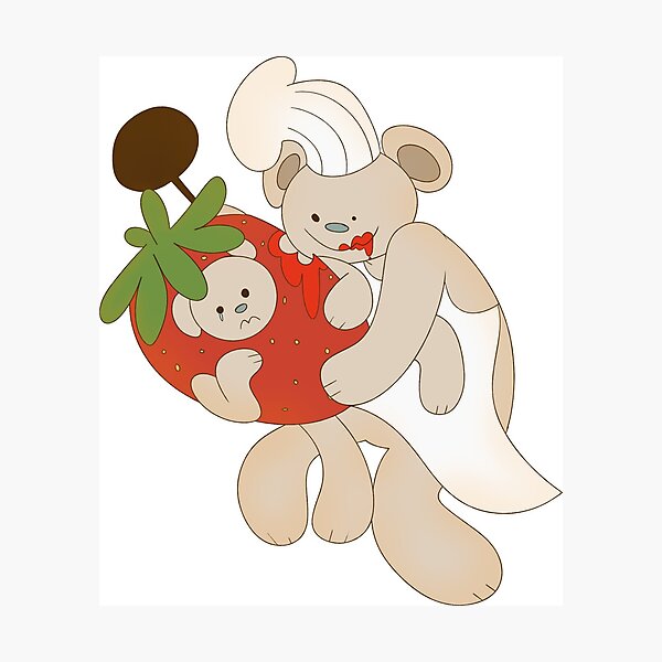 Chef Bear Wall Art Redbubble - chef pants roblox