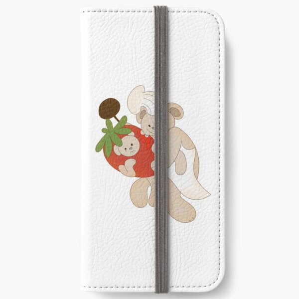 The Mandem Bear Iphone Wallet By Cheedaman Redbubble - strawberry bear roblox skins