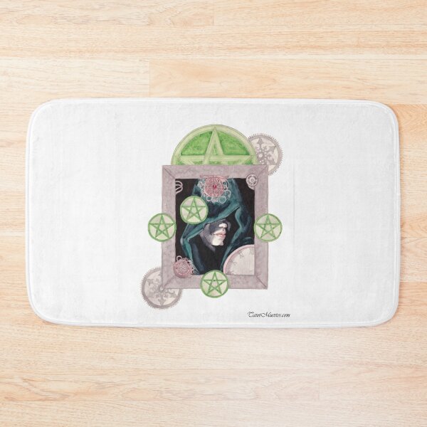 Item preview, Five of Pentacles - Cinco de Pentaculos  designed and sold by tarotmuertos.