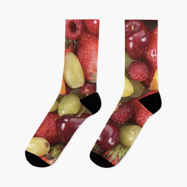 Item preview, Strawberry orange grape cherry raspberry Fruits Pattern designed and sold by Boutique-Chic.