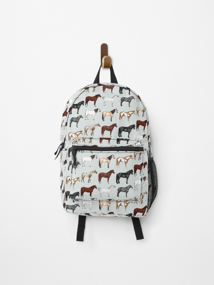 Horse print online backpack