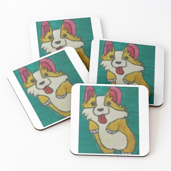 Item preview, Acrylic corgi painting designed and sold by Yeewen1234.