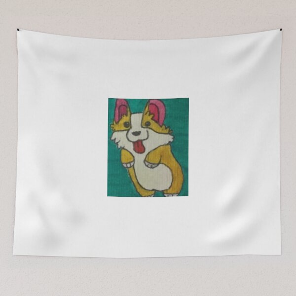 Item preview, Acrylic corgi painting designed and sold by Yeewen1234.