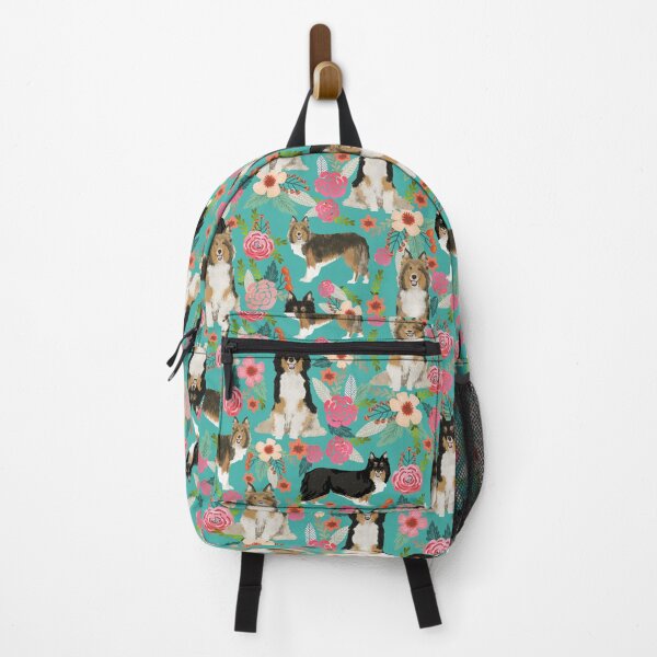 Artikelvorschau, sheltie dog floral - vintage florals, floral pet, cute dog, shetland sheepdog entworfen und verkauft von PetFriendly.