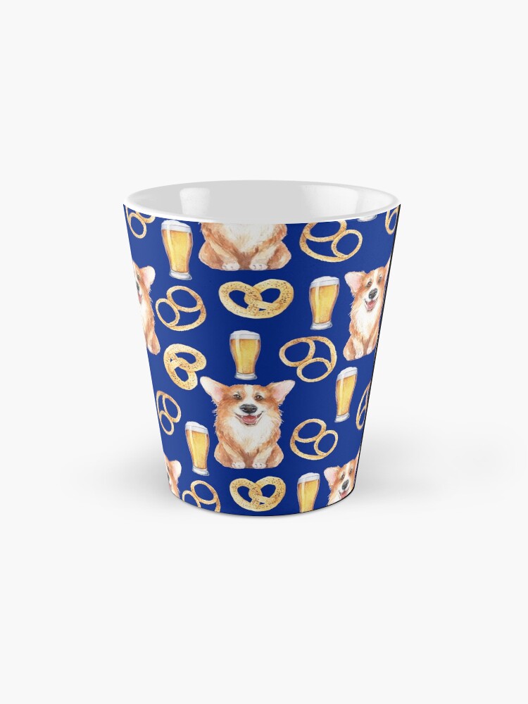 Alternate view of Corgi on Original Bavarian Oktoberfest Mug