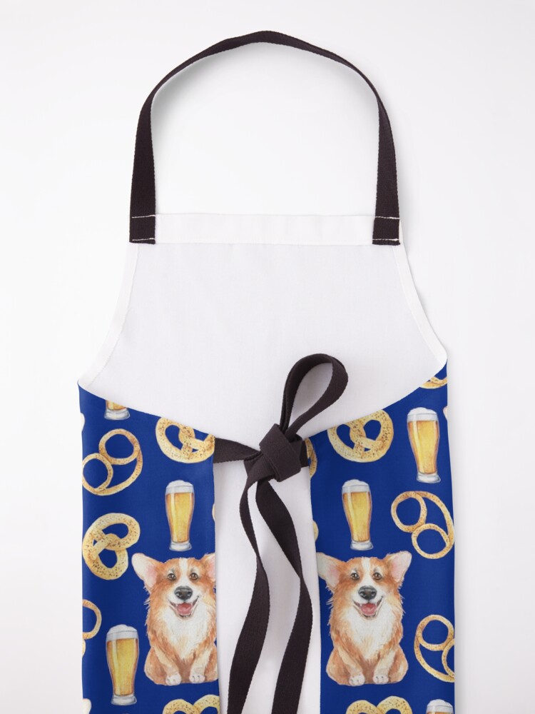 Alternate view of Corgi on Original Bavarian Oktoberfest Apron