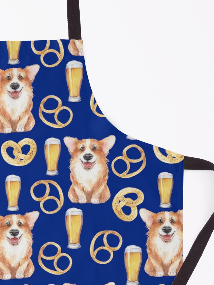 Alternate view of Corgi on Original Bavarian Oktoberfest Apron
