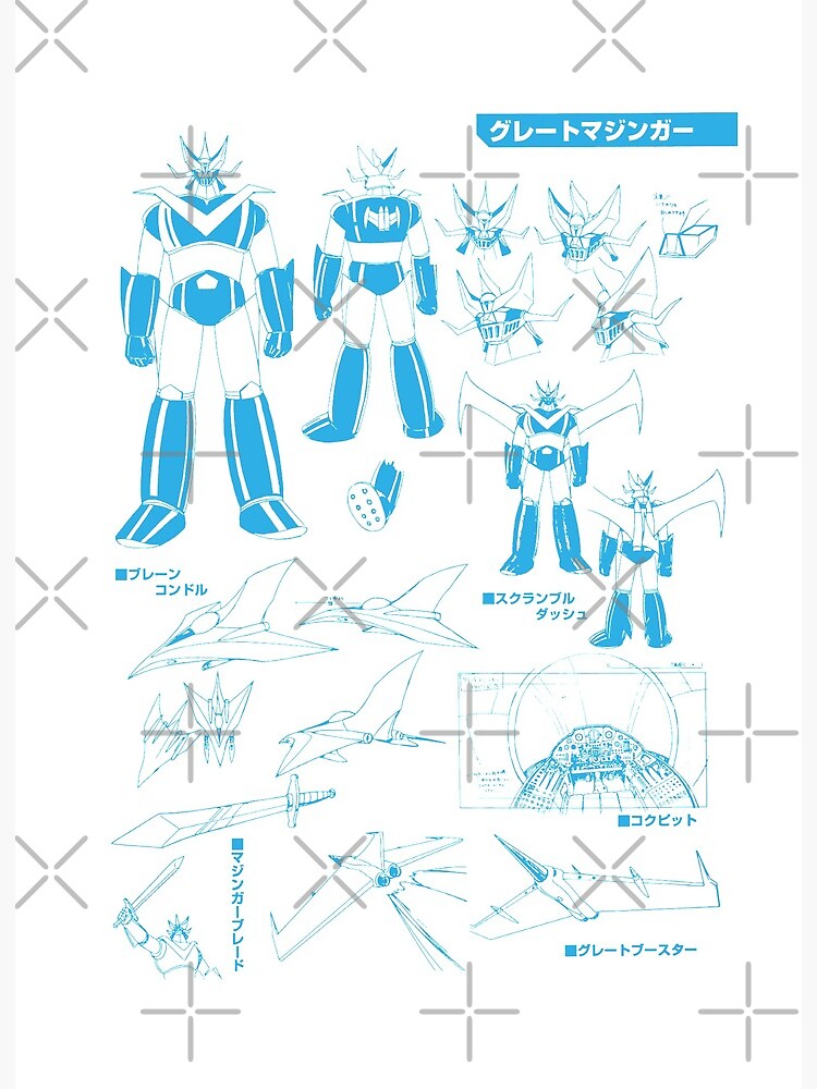 Mazinger Z blueprint Mazinger Z blueprint