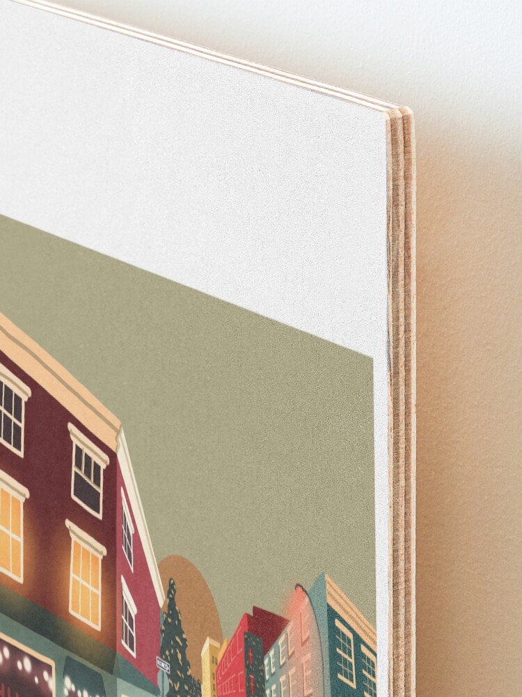 Alternate view of Greenwich Village, NY Mounted Print