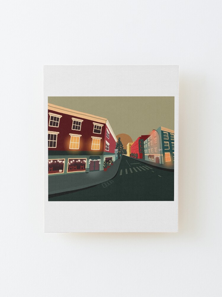 Alternate view of Greenwich Village, NY Mounted Print