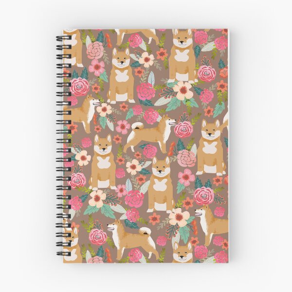 Item preview, shiba inu dog floral - vintage florals, floral pet, cute dog, shiba, doge designed and sold by PetFriendly.