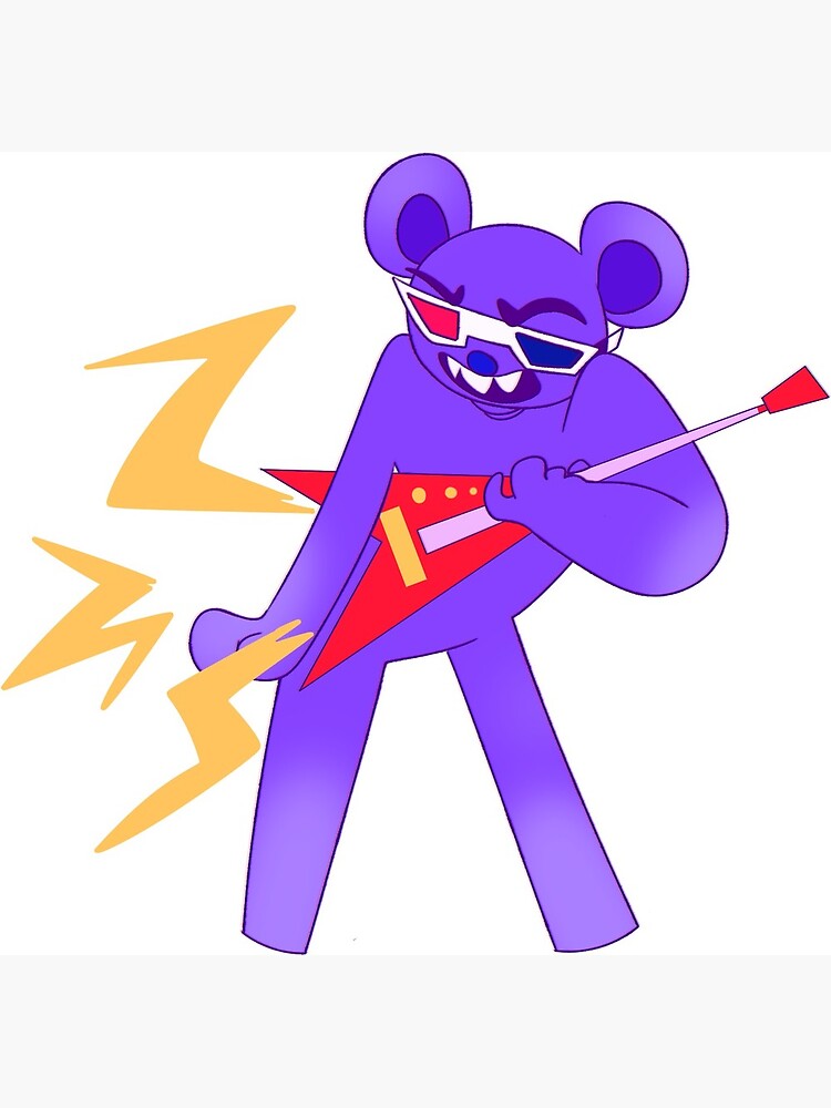 Bear Alpha Roblox Rockstar Greeting Card By Queenstorm Redbubble - rockstar bear roblox